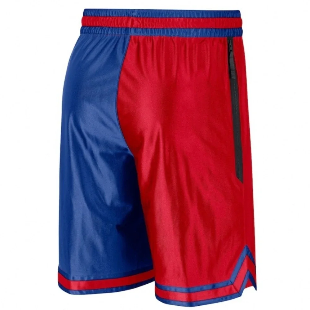 Nike Force Split DNA Performance Basketball Shorts Royal Red DR9365-495 Mens L